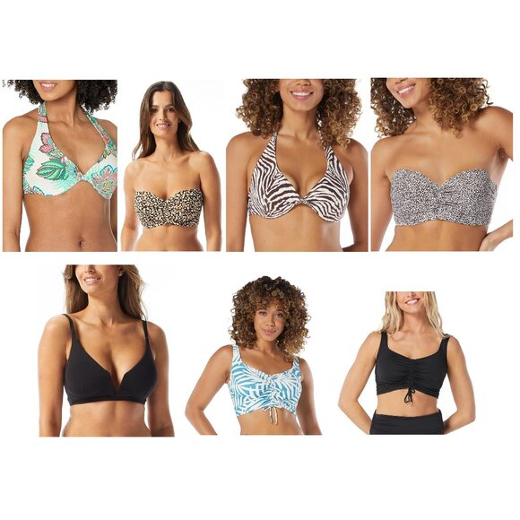 NWT Coco Reef Women Animal Print Bra Sized 32 34 36 38 C D DD E F $90 12HL694 - Picture 1 of 8